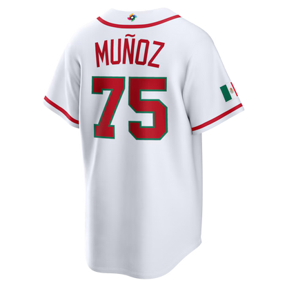 Custom Mexico All Stitched Jersey Green 2026 World Baseball Classic