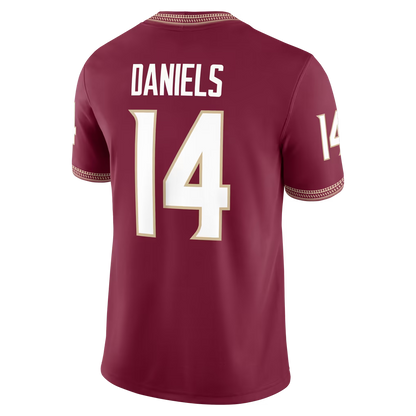 Custom Jameis Winston Florida State Seminoles Garnet Limited Football Jersey -All Stitched