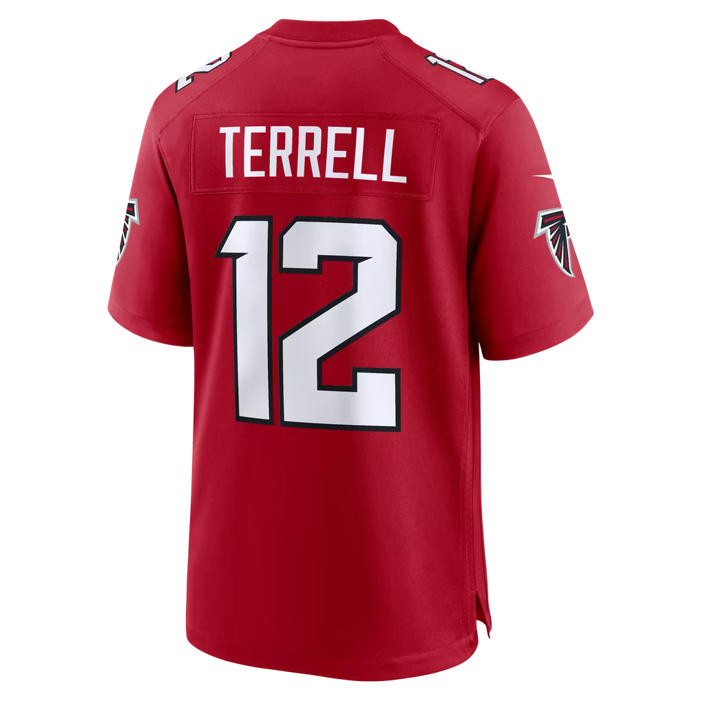 Custom Avieon Terrell Black White Red Limited Football Jersey -All Stitched
