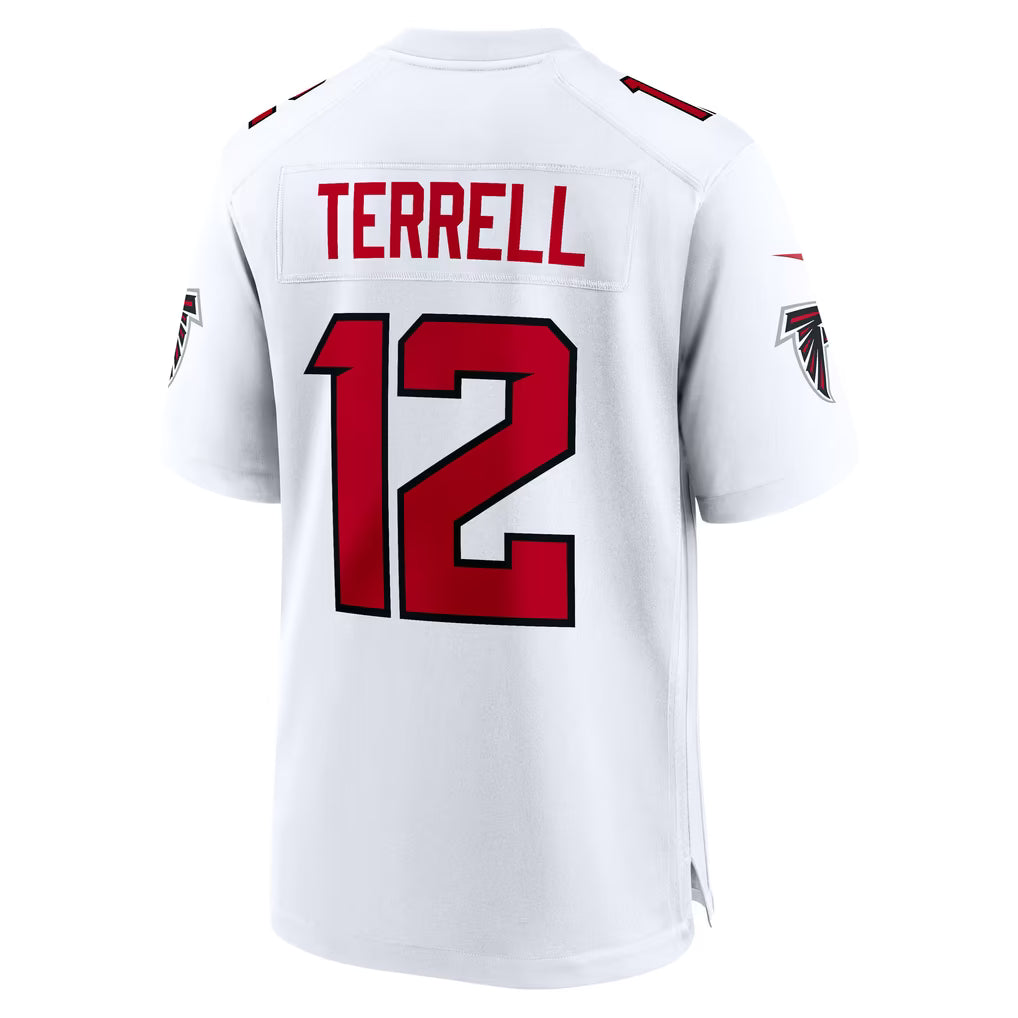Custom Avieon Terrell Black White Red Limited Football Jersey -All Stitched