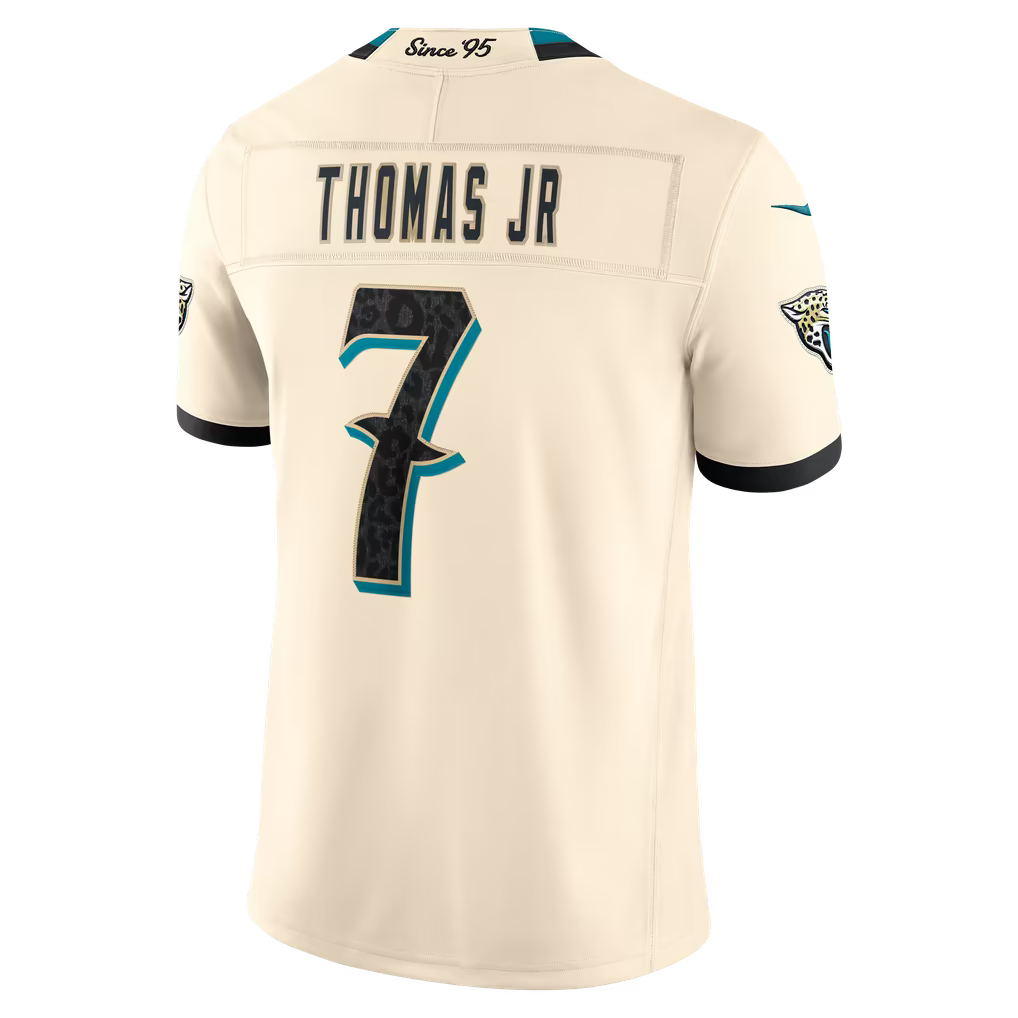 Custom Travis Hunter Natural Jaguars 2026 Rivalries Collection Limited Jersey -All Stitched