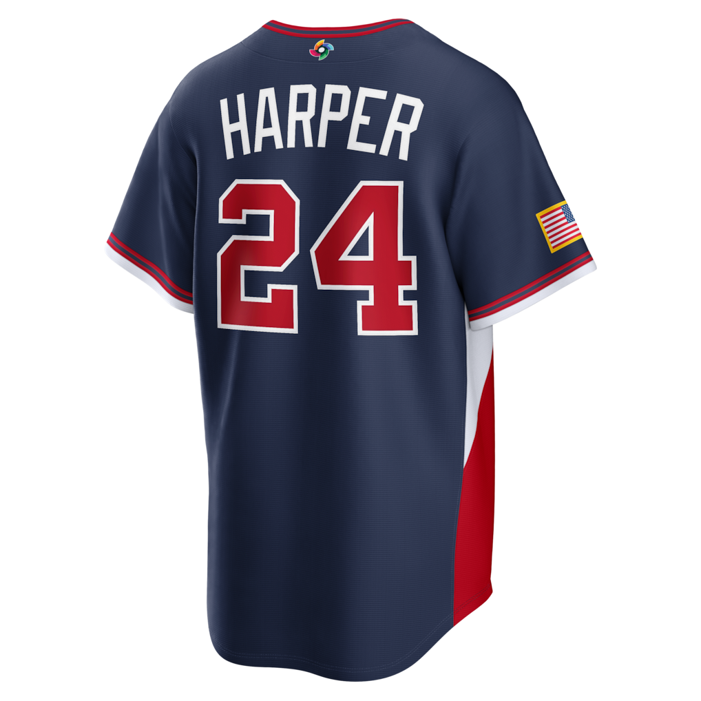 Custom USA All Stitched Jersey Navy 2026 World Baseball Classic