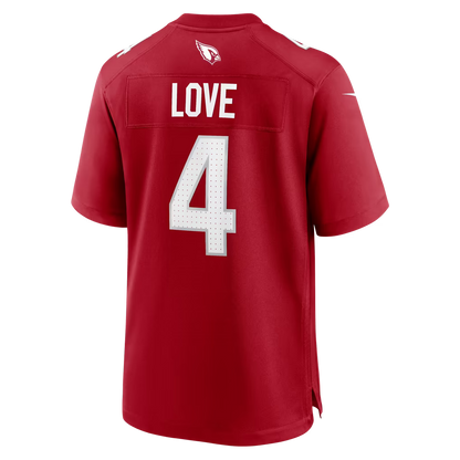 Custom 2026 Rivalries Jeremiyah Love Natural Limited Football Jersey -All Stitched
