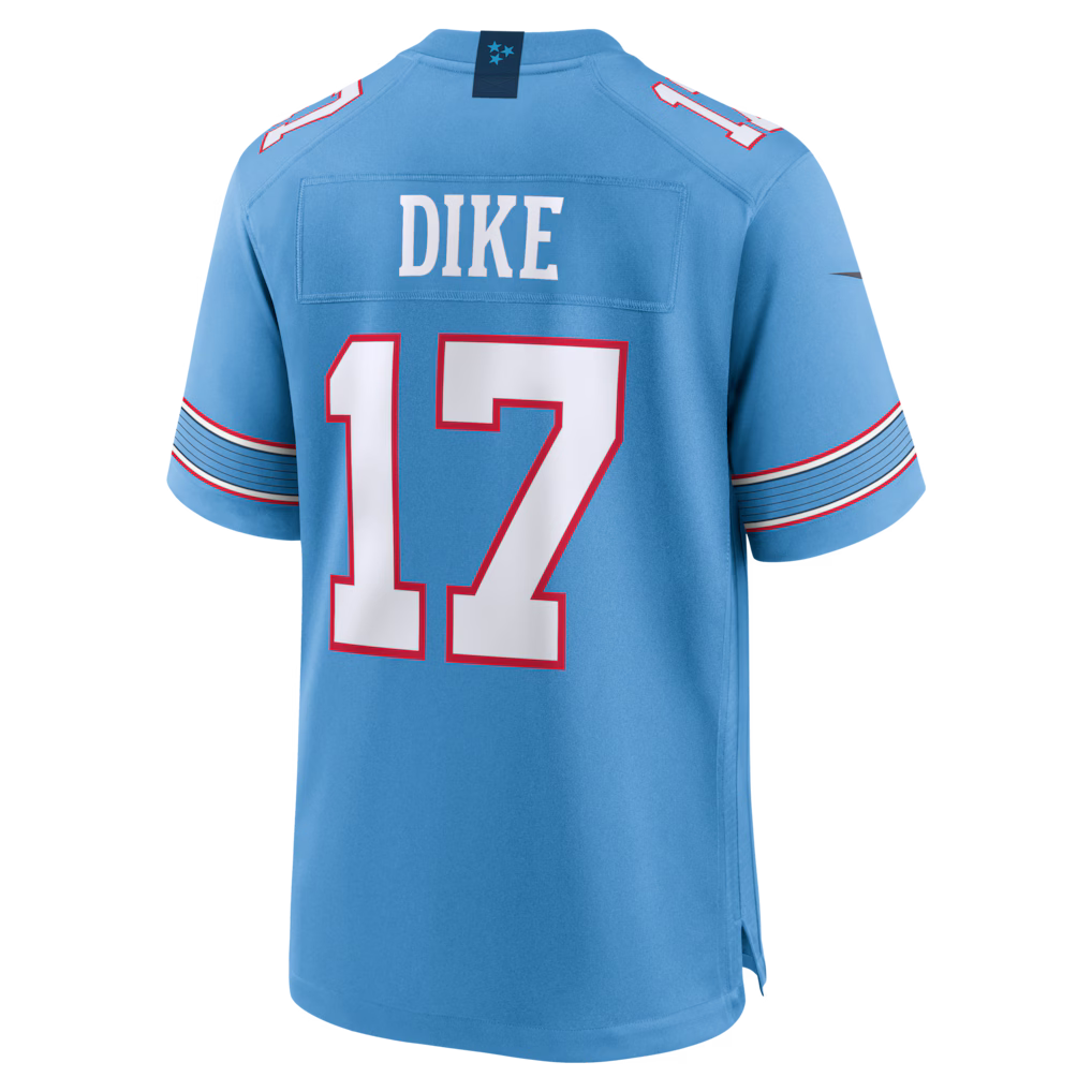 Custom Titans 2026 Vapor Light Blue White Limited Football Jersey -All Stitched