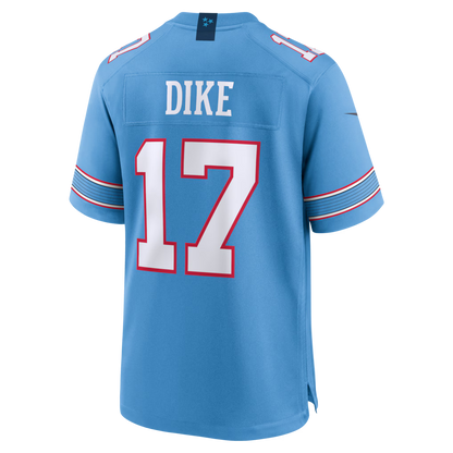 Custom Titans 2026 Vapor Light Blue White Limited Football Jersey -All Stitched