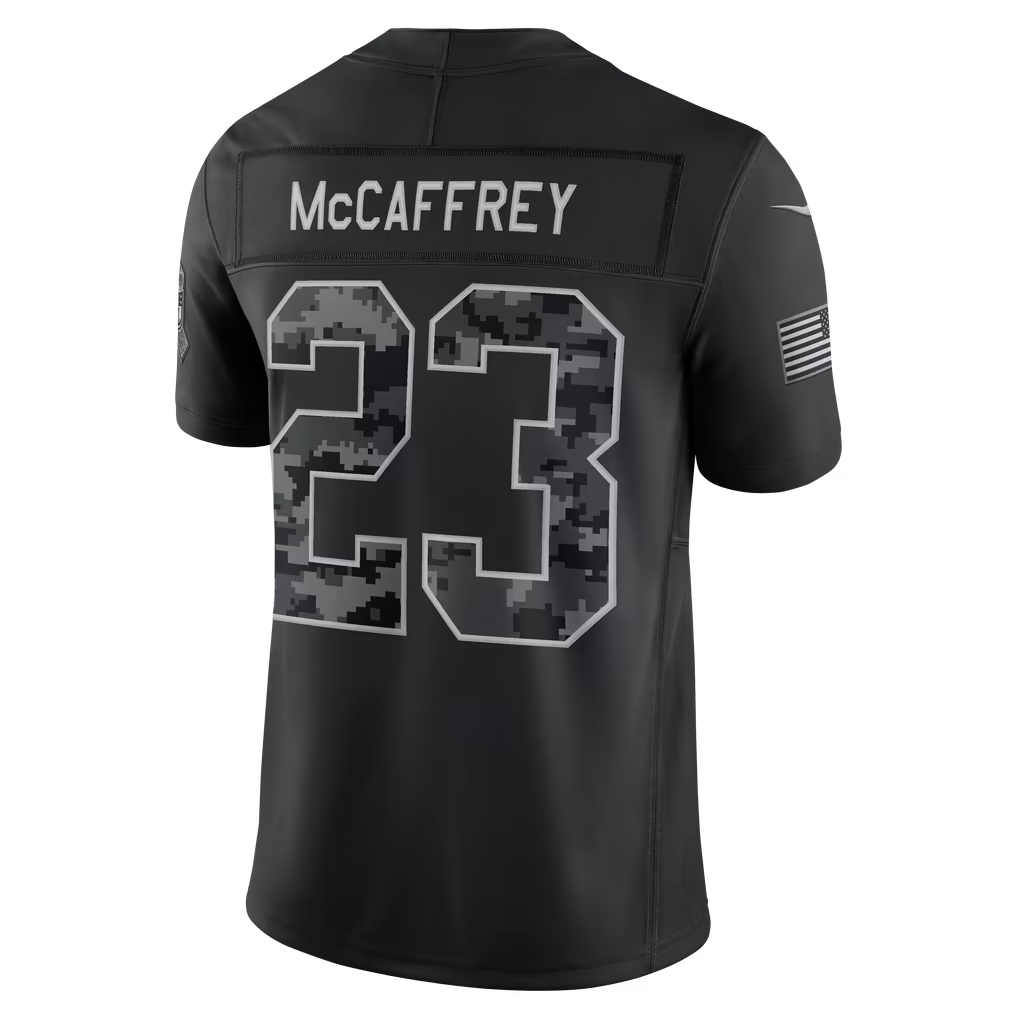 Custom Fred Warner 49ers 2026 Salute to Service Black Limited Football Jersey -All Stitched