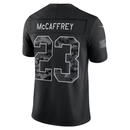 Custom Fred Warner 49ers 2026 Salute to Service Black Limited Football Jersey -All Stitched