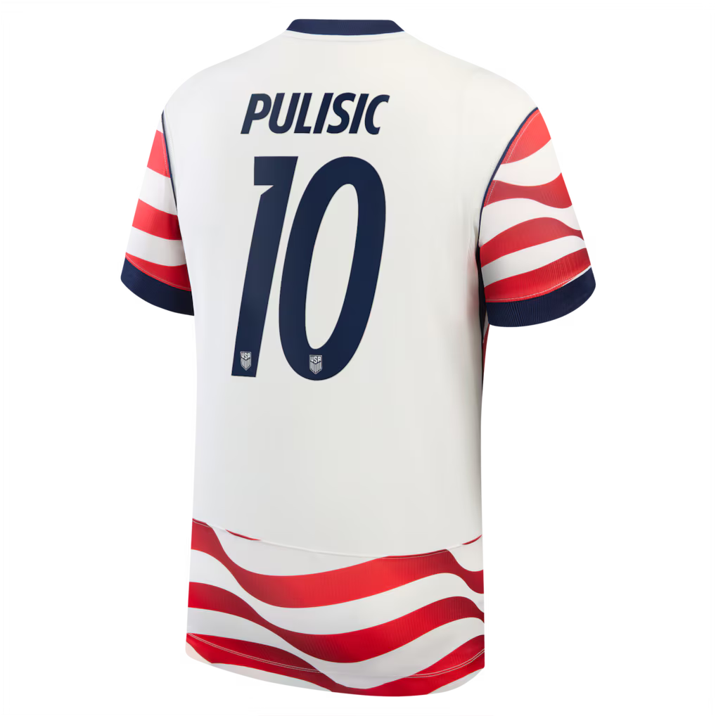 Custom Men‘s 2026 Home White USA Soccer Jersey – Personalized Name & Number