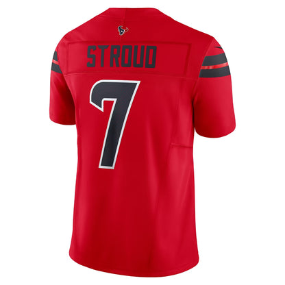 Custom C.J. Stroud Texans Navy White Red Limited Football Jersey -All Stitched