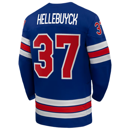 Custom 2026 USA White Royal All Stitched Hockey Jersey