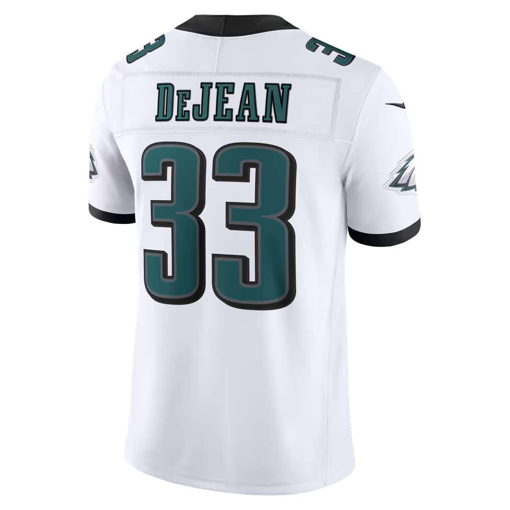 Custom Cooper DeJean Kelly Green Black White Limited Football Jersey -All Stitched