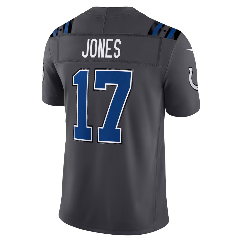 Custom 2026 Rivalries Jonathan Taylor Colts Anthracite Limited Football Jersey -All Stitched