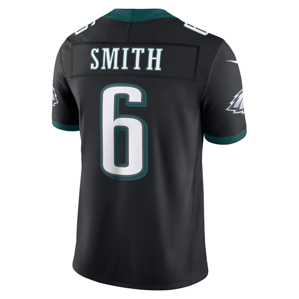 Custom DeVonta Smith Kelly Green Black White Limited Football Jersey -All Stitched