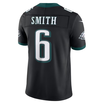 Custom DeVonta Smith Kelly Green Black White Limited Football Jersey -All Stitched