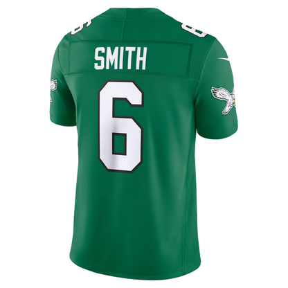 Custom DeVonta Smith Kelly Green Black White Limited Football Jersey -All Stitched