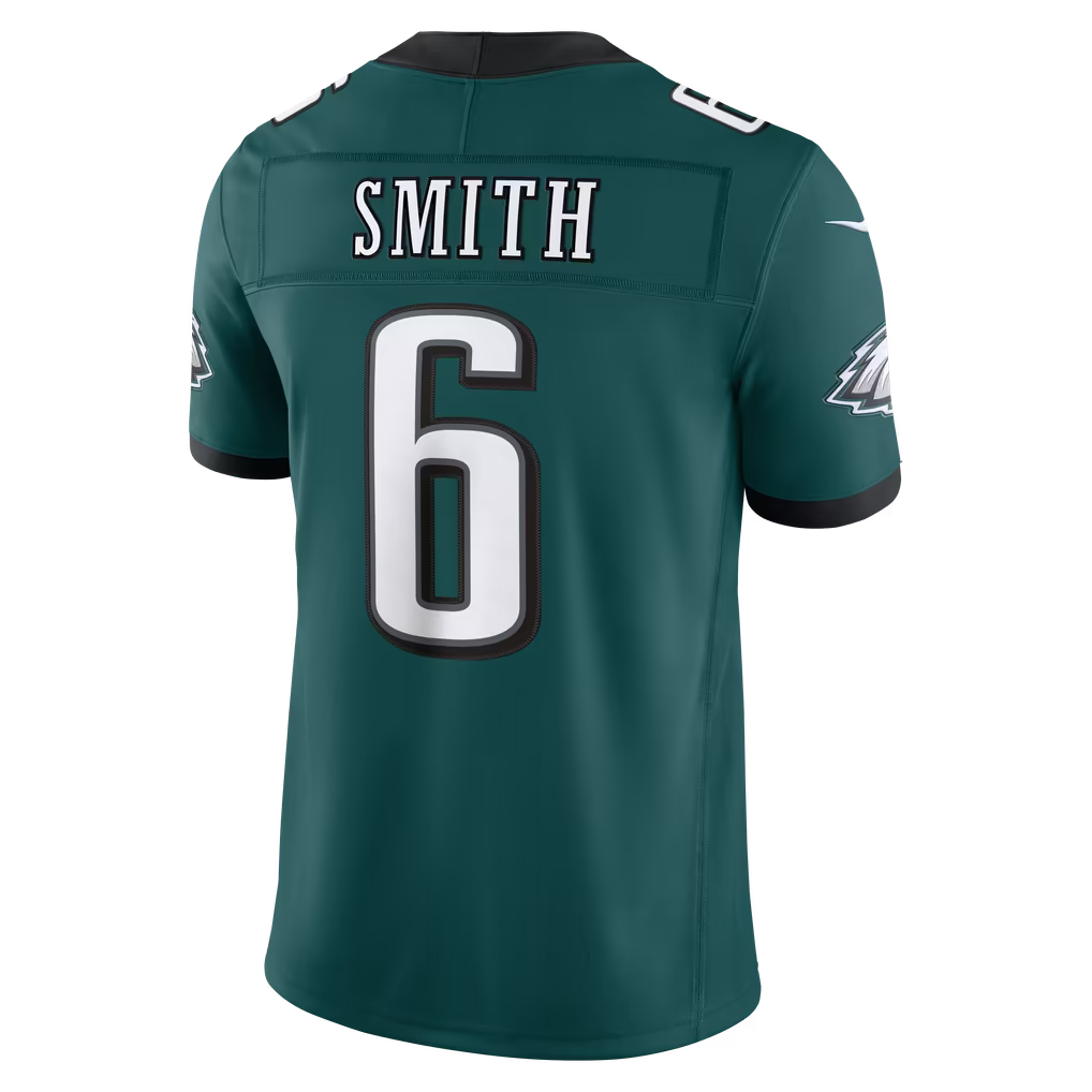 Custom DeVonta Smith Kelly Green Black White Limited Football Jersey -All Stitched