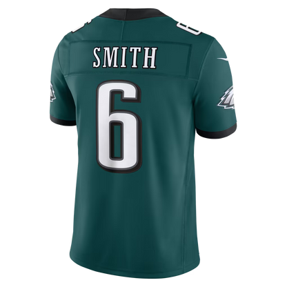 Custom DeVonta Smith Kelly Green Black White Limited Football Jersey -All Stitched