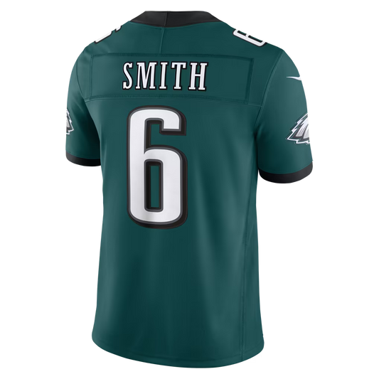 Custom DeVonta Smith Kelly Green Black White Limited Football Jersey -All Stitched