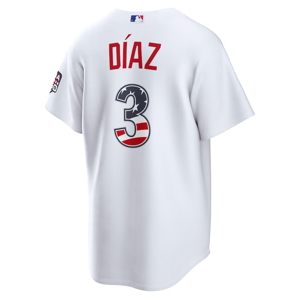 Custom Dodgers White USA 250 Fourth of July Baseball Jersey -All Stitched