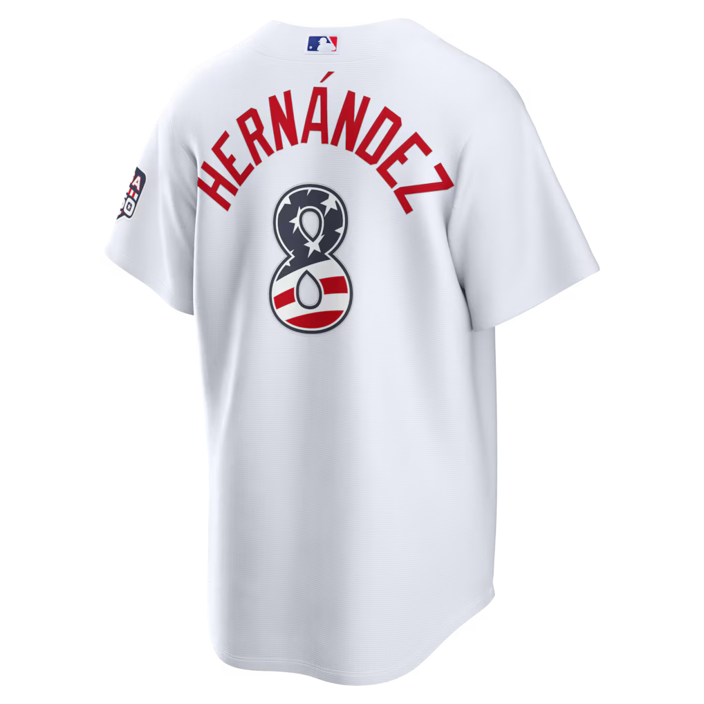 Custom Dodgers White USA 250 Fourth of July Baseball Jersey -All Stitched