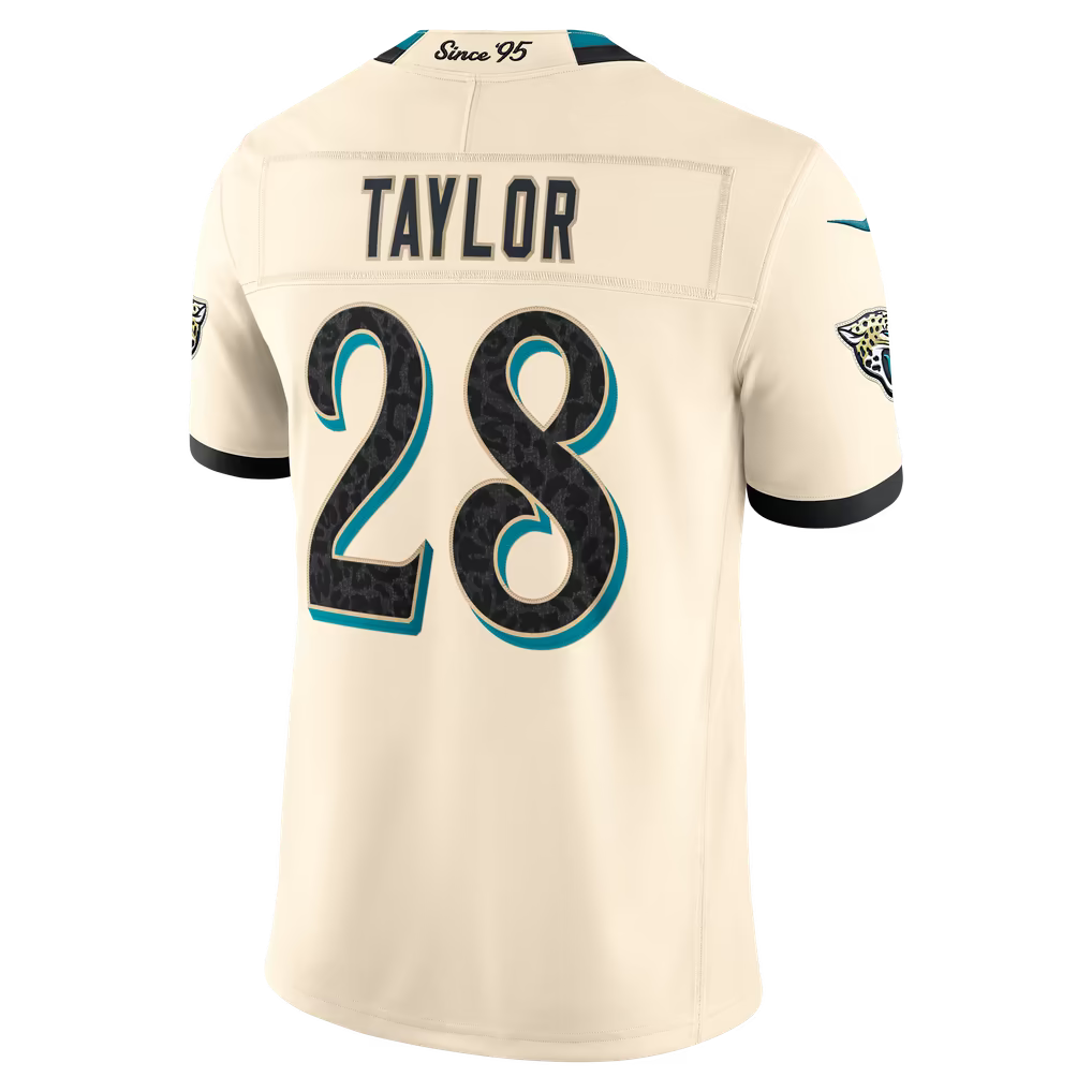 Custom Travis Hunter Natural Jaguars 2026 Rivalries Collection Limited Jersey -All Stitched