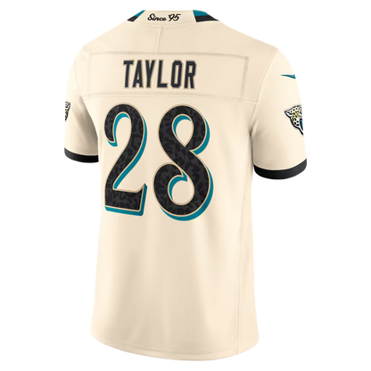Custom Travis Hunter Natural Jaguars 2026 Rivalries Collection Limited Jersey -All Stitched