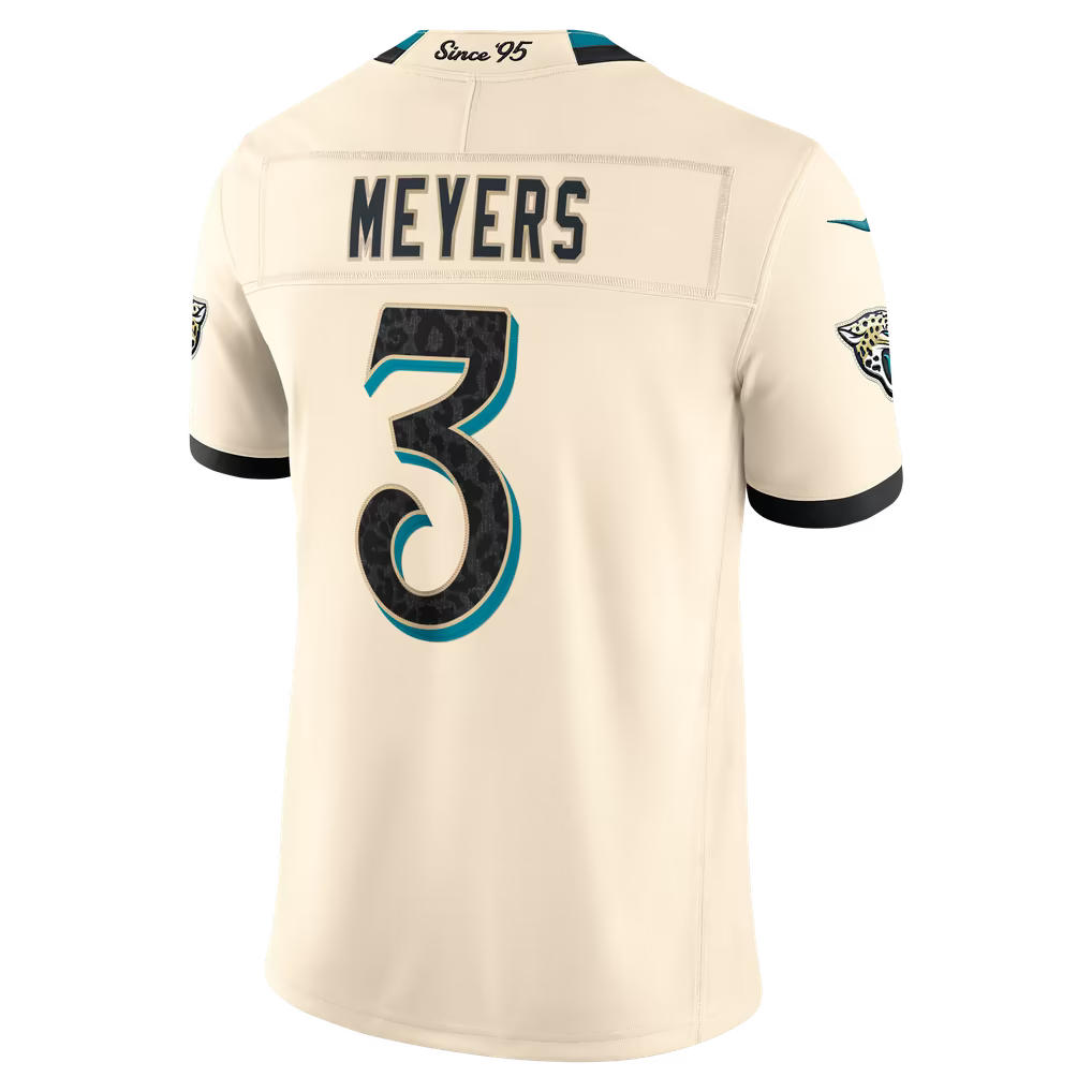 Custom Travis Hunter Natural Jaguars 2026 Rivalries Collection Limited Jersey -All Stitched