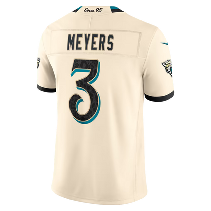 Custom Travis Hunter Natural Jaguars 2026 Rivalries Collection Limited Jersey -All Stitched