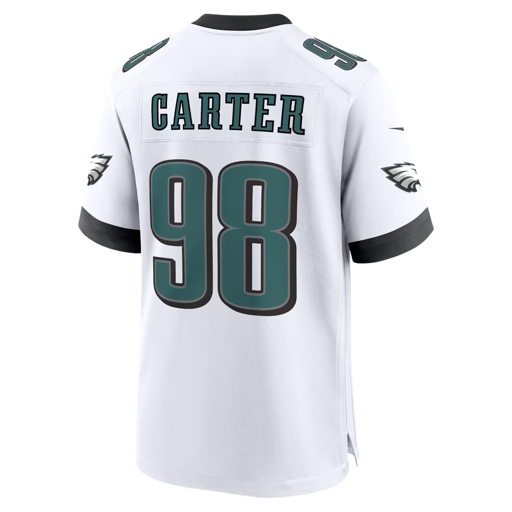 Custom Jalen Carter Kelly Green Black White Alternate Limited Football Jersey -All Stitched