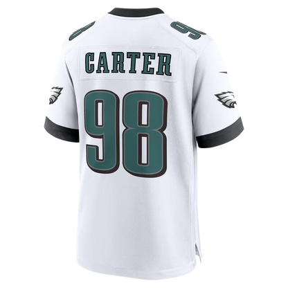Custom Jalen Carter Kelly Green Black White Alternate Limited Football Jersey -All Stitched