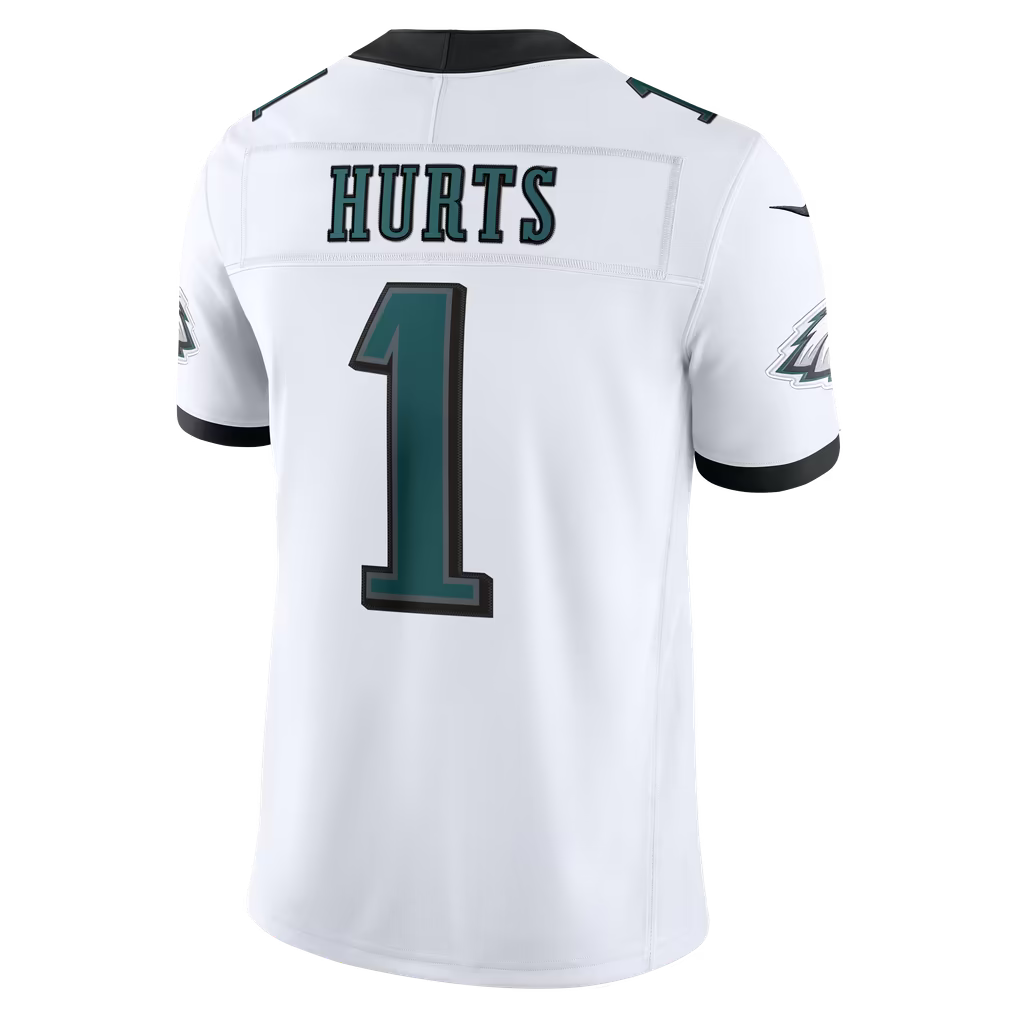 Custom Jalen Hurts Kelly Green Black White Alternate Limited Football Jersey -All Stitched