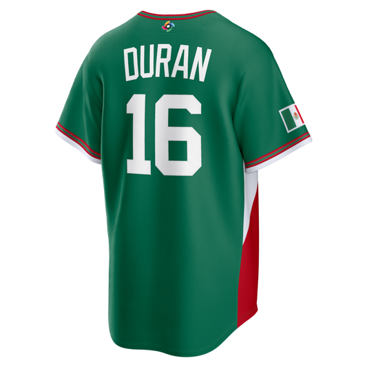 Custom Mexico All Stitched Jersey Green 2026 World Baseball Classic