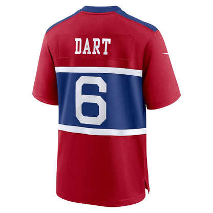 Custom Cam Skattebo Giants Alternate Century Red Limited Jersey -All Stitched