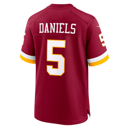 Custom 2026 Jayden Daniels Hail Raiser Terry McLaurin White Black Burgundy White Limited Football Jersey -All Stitched