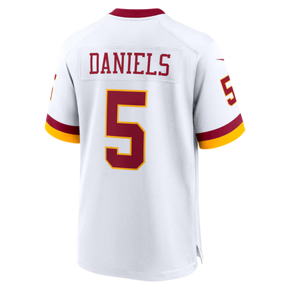 Custom 2026 Jayden Daniels Hail Raiser Terry McLaurin White Black Burgundy White Limited Football Jersey -All Stitched