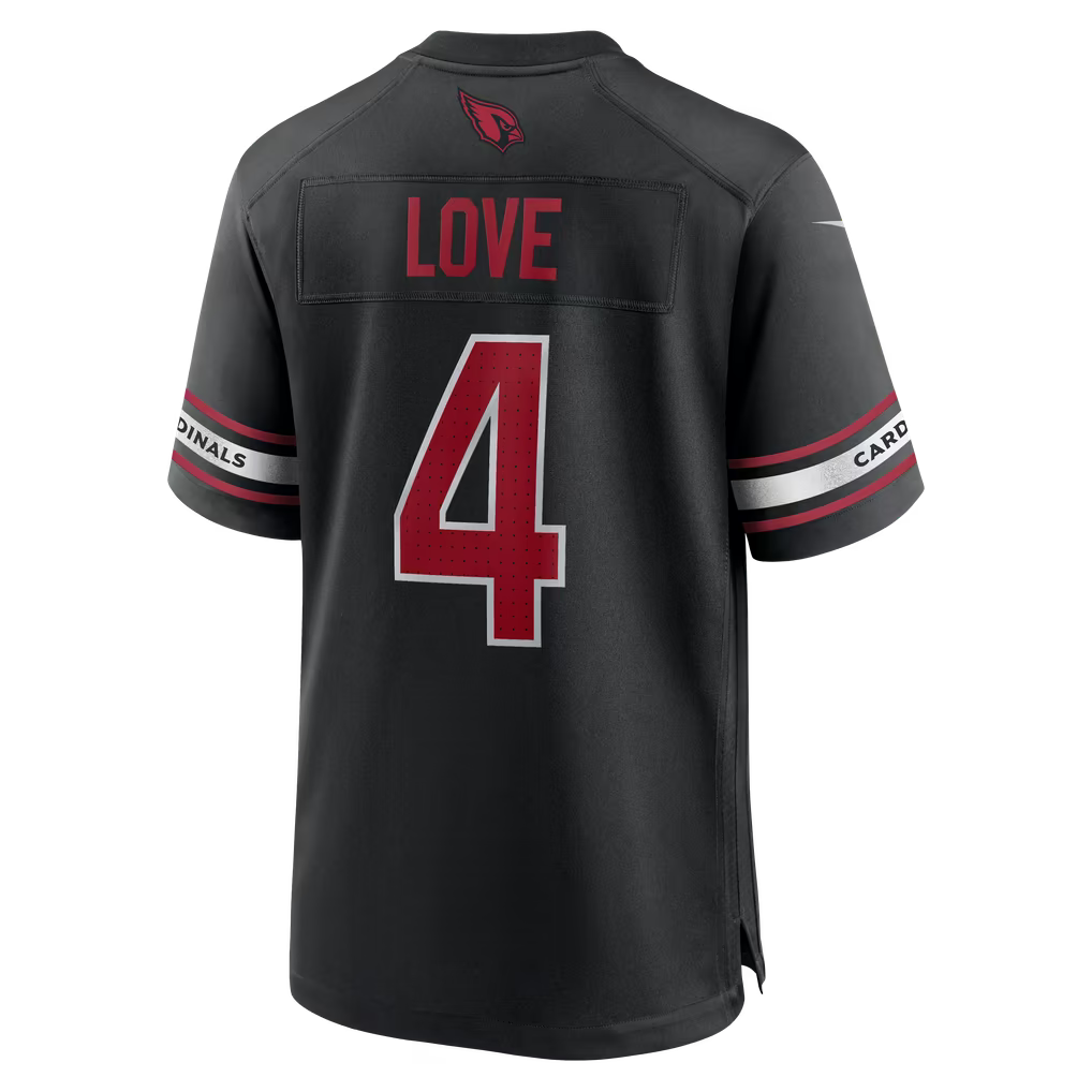 Custom 2026 Rivalries Jeremiyah Love Natural Limited Football Jersey -All Stitched