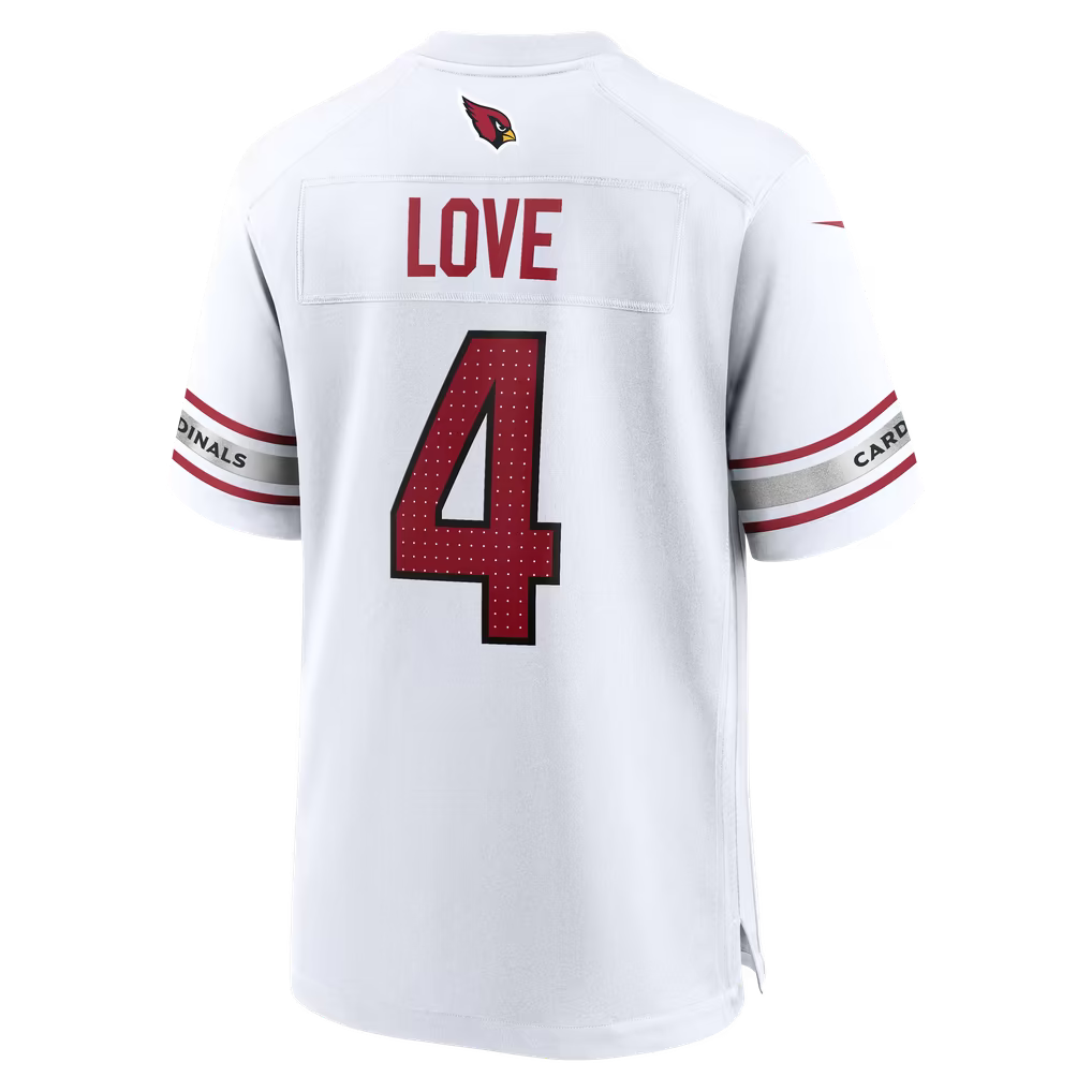 Custom 2026 Rivalries Jeremiyah Love Natural Limited Football Jersey -All Stitched