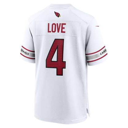 Custom 2026 Rivalries Jeremiyah Love Natural Limited Football Jersey -All Stitched