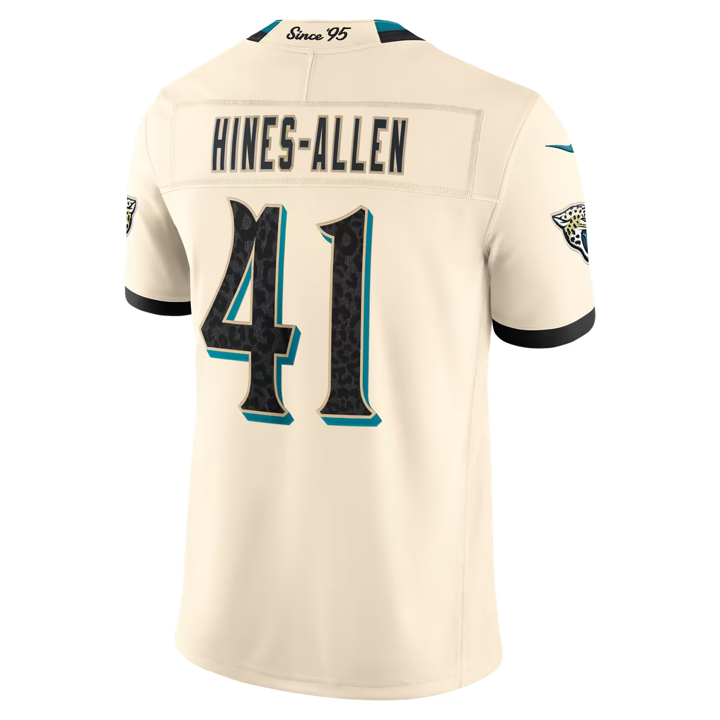 Custom Travis Hunter Natural Jaguars 2026 Rivalries Collection Limited Jersey -All Stitched