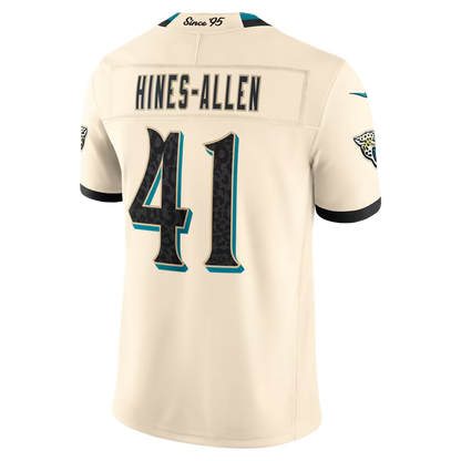 Custom Travis Hunter Natural Jaguars 2026 Rivalries Collection Limited Jersey -All Stitched