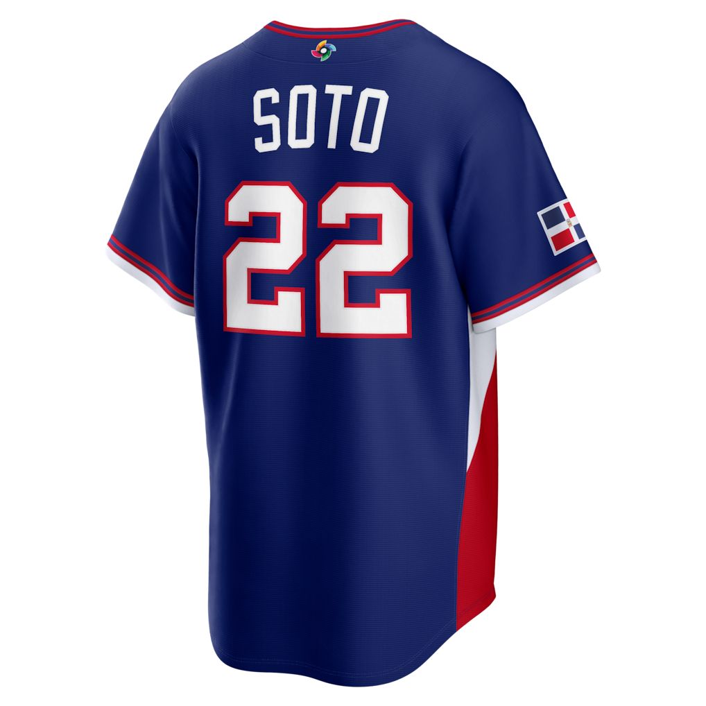 Custom Dominican Republic All Stitched Jersey Royal 2026 World Baseball Classic