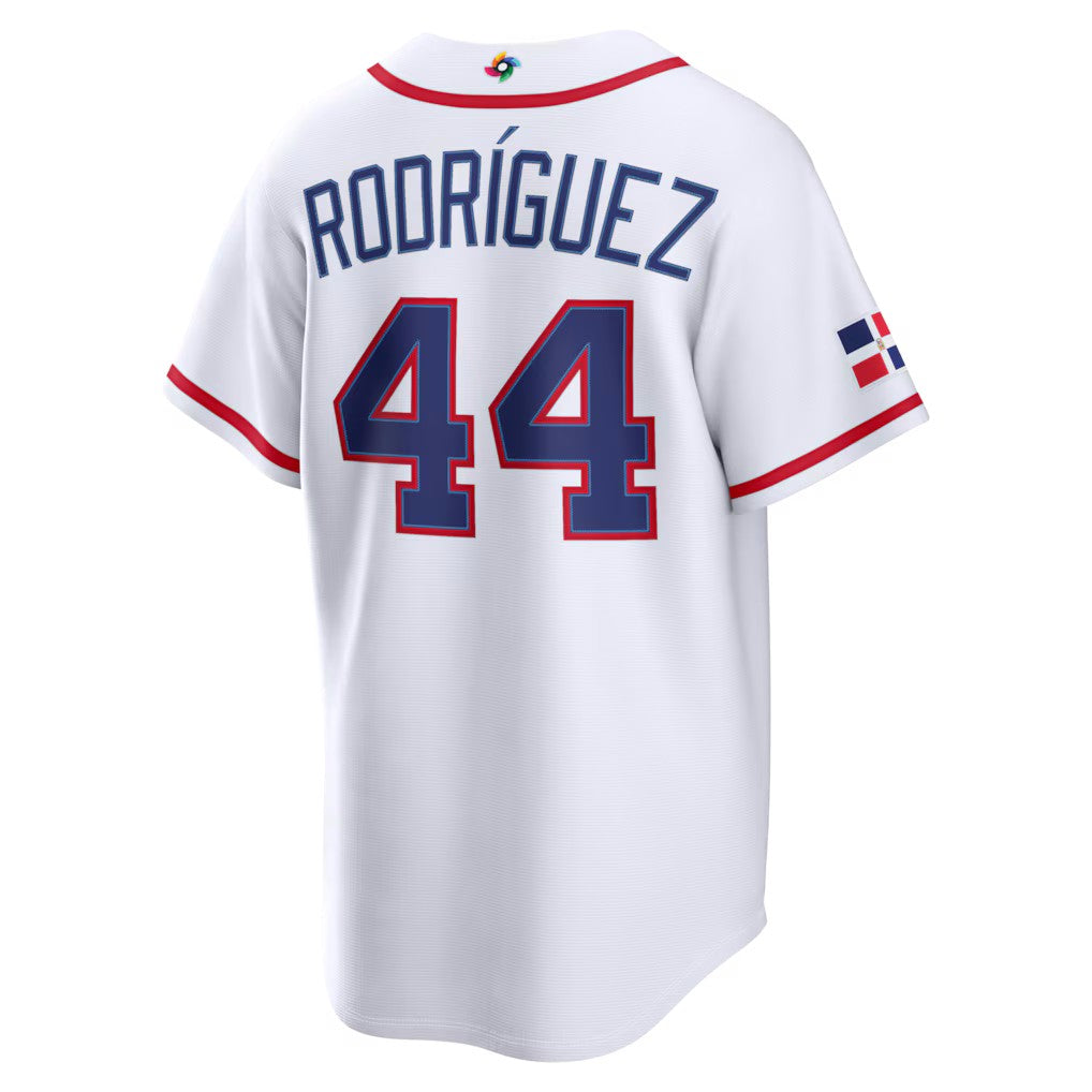 Custom Dominican Republic All Stitched Jersey White 2026 World Baseball Classic