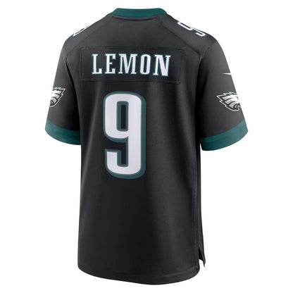 Custom Makai Lemon Kelly Green Black White Alternate Limited Football Jersey -All Stitched
