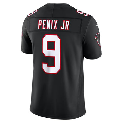 Custom Michael Penix Jr. Black White Red Limited Football Jersey -All Stitched