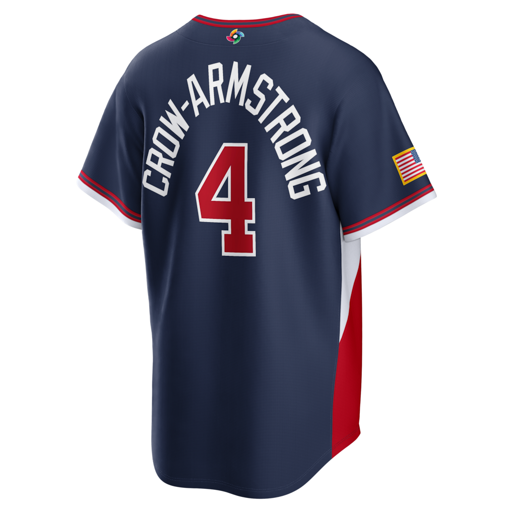 Custom USA All Stitched Jersey Navy 2026 World Baseball Classic