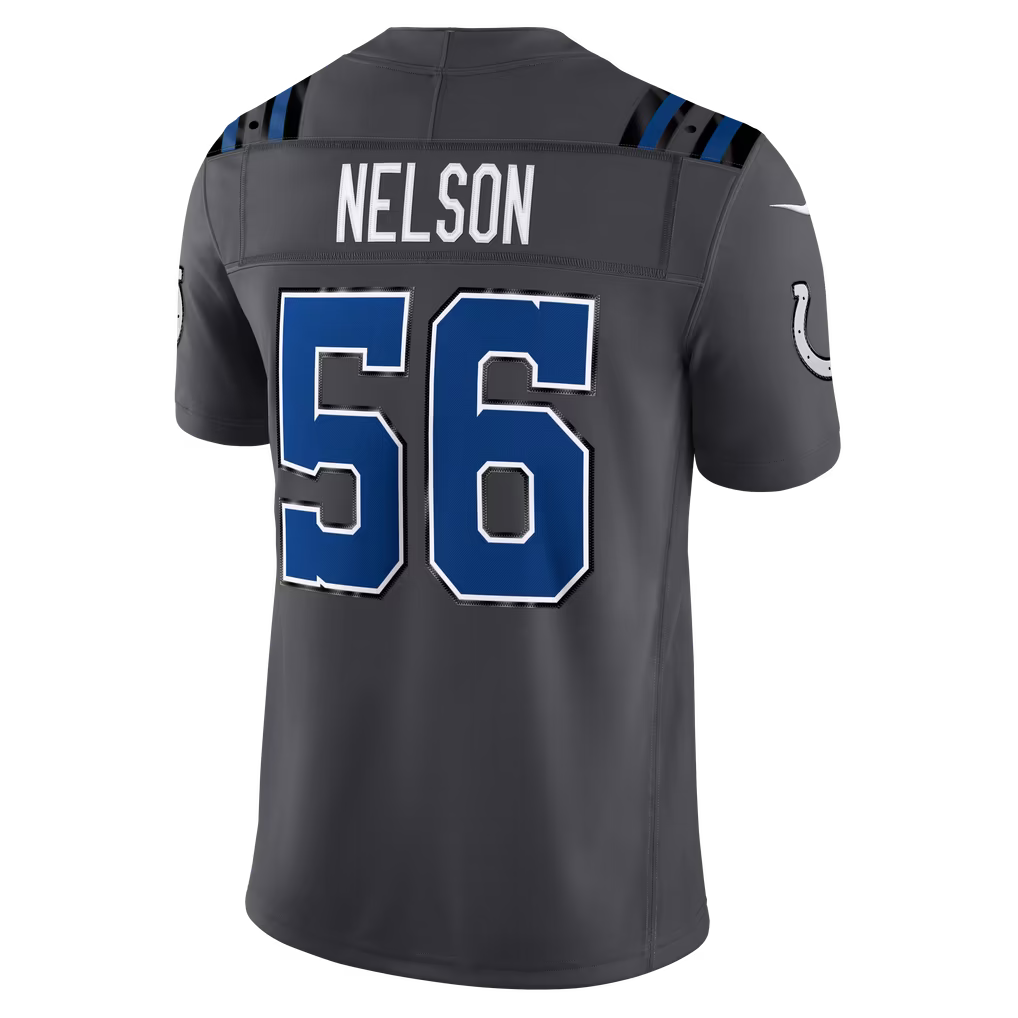 Custom 2026 Rivalries Jonathan Taylor Colts Anthracite Limited Football Jersey -All Stitched