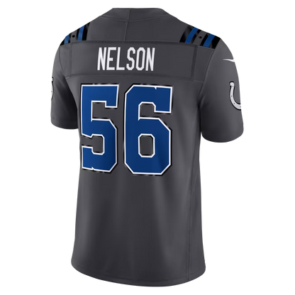 Custom 2026 Rivalries Jonathan Taylor Colts Anthracite Limited Football Jersey -All Stitched