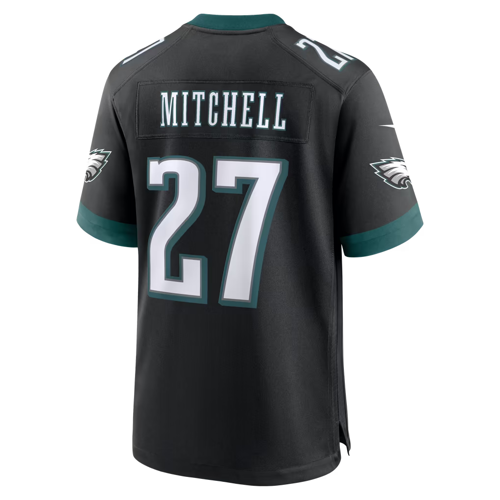 Custom Quinyon Mitchell Kelly Green Black White Alternate Limited Football Jersey -All Stitched