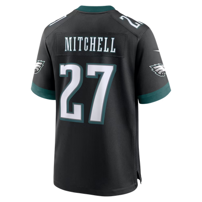Custom Quinyon Mitchell Kelly Green Black White Alternate Limited Football Jersey -All Stitched