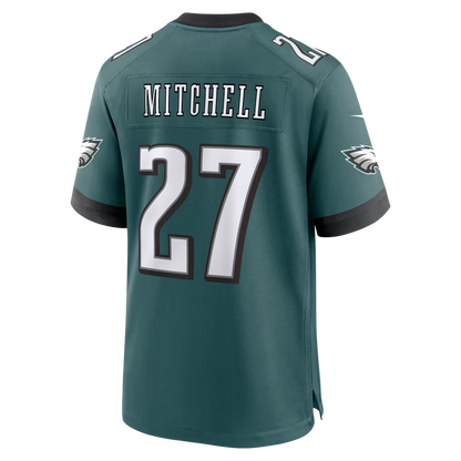 Custom Quinyon Mitchell Kelly Green Black White Alternate Limited Football Jersey -All Stitched